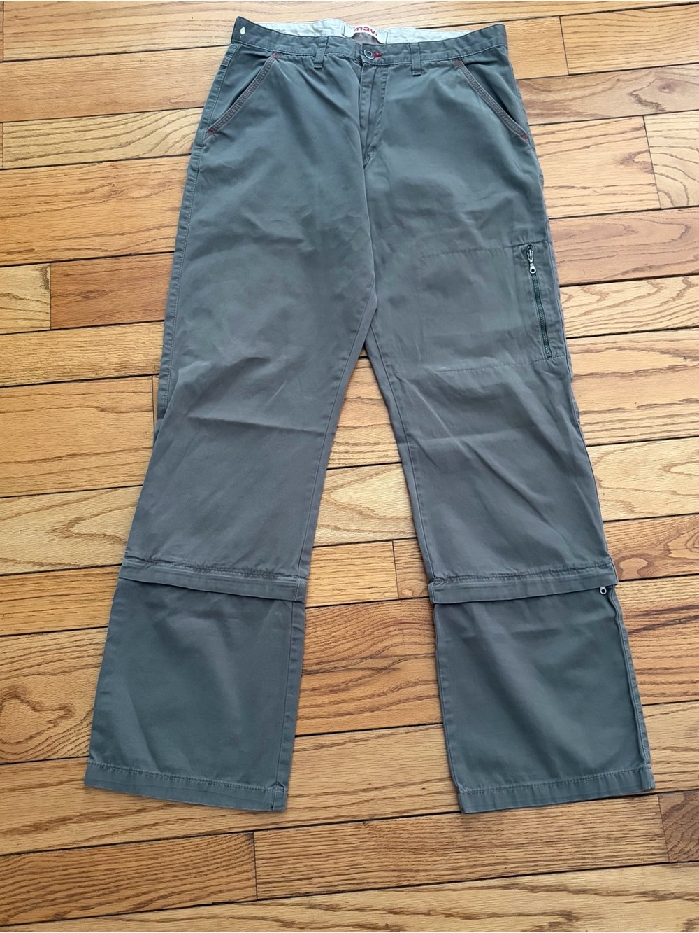 Mavi 32x32 Men's Convertible Olive gray Utility Pants
